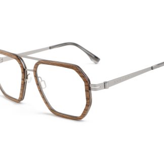 Zebrawood Stainless steel frame